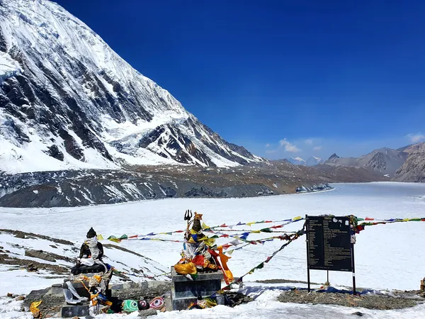 Tilicho Lake, still frozen in April