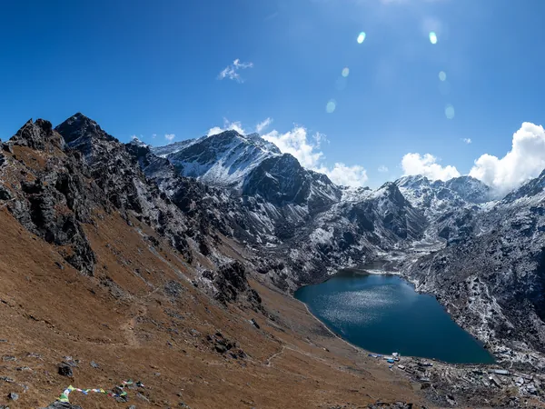 Gosainkunda Lake from the ridge
