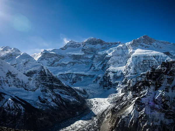 The Kangchenjunga massif (8,586 m)