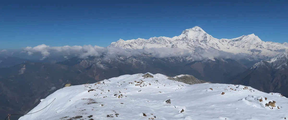 Dhaulagiri (8,167 m) from Khopra Danda
