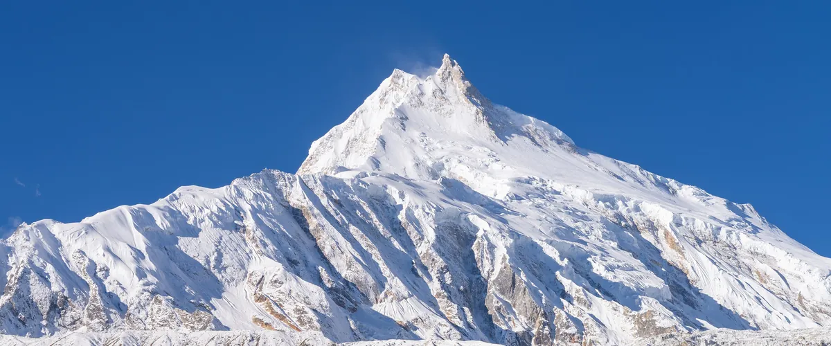 Manaslu (8,163 m) from Samagaon