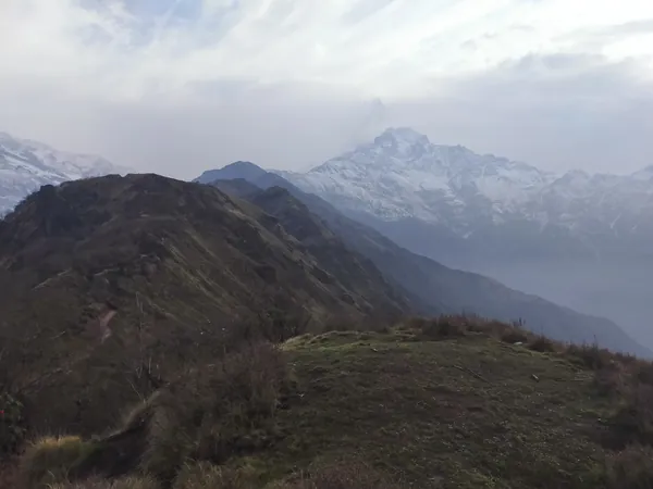 The Mardi Himal ridge facing Machhapuchhre