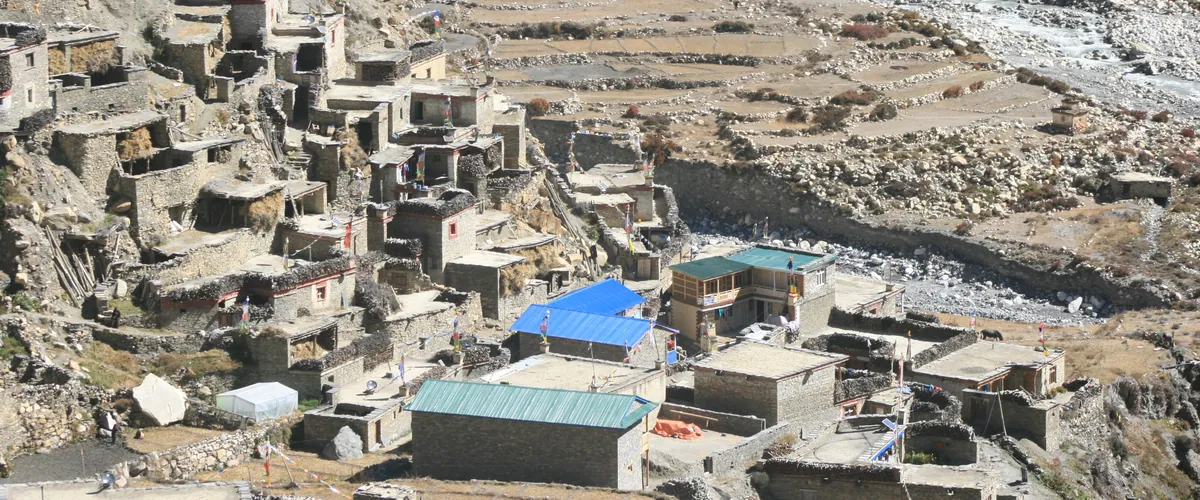 A village in the Nar Phu valley