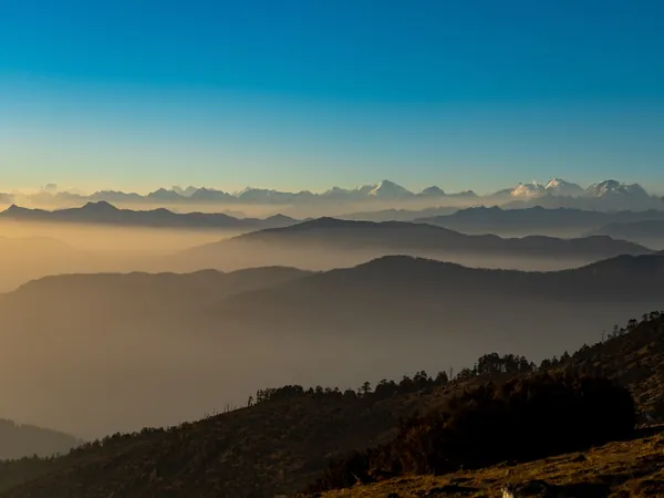 Layers of hills from Pikey Peak