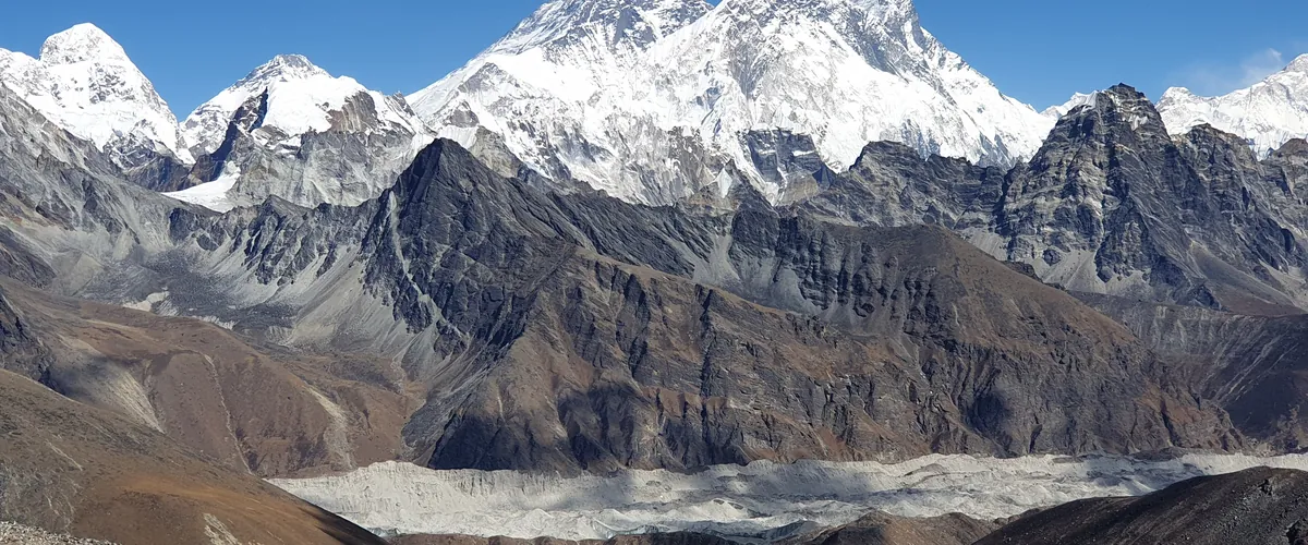 Everest from the Renjo La pass